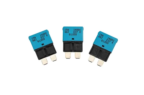 Vista 47 de GLOSO Circuit Breakers E37 Auto (T1) Reset Low Profile ATC/ATO - 1 Pack (3A)