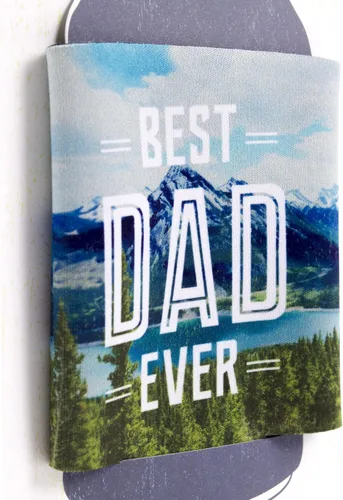 Vista 6 de Hallmark Tarjeta del día del padre para papá con regalo (enfriador de latas de bebida extraíble) Día del Padre Padre extraíble enfriador de latas