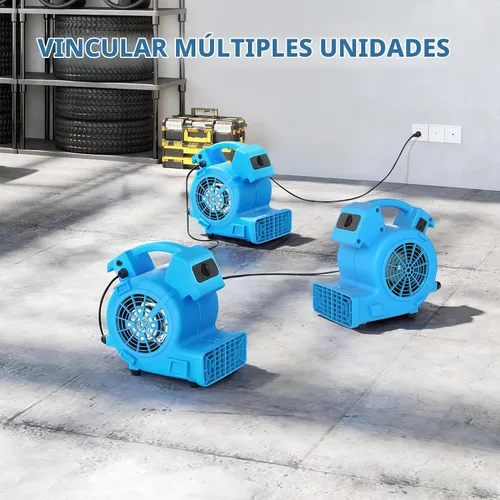 Vista 4 de Bestronair Ventilador del movimiento del aire, secador de piso de alta