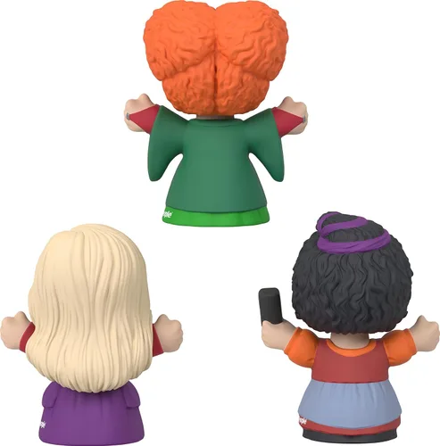Vista 5 de Little People Collector Edición Especial de Película de Disney Hocus Pocus para Adultos y Fans, 3 Figuras en un Paquete de Exhibición