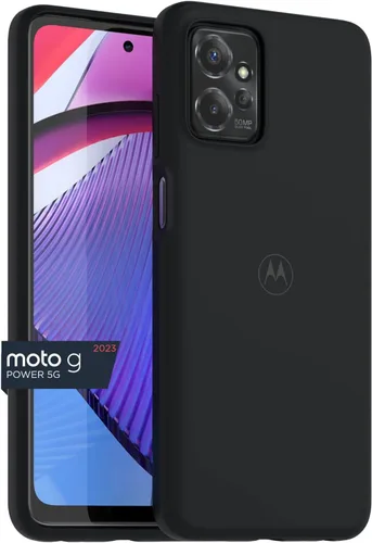 Vista 10 de Motorola Funda protectora para Moto G Pure (2021), ajuste de precisión, elegantes fundas para teléfonos con absorción de golpes, color negro