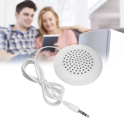 Vista 8 de GOWENIC Mini altavoz estéreo portátil, nuevo altavoz de almohada suave DIY con HD y sonido suave único, 0.138 in para MP3 MP4 teléfono reproductor