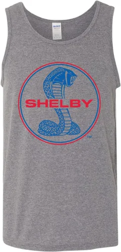 Vista 3 de Shelby Cobra USA Logo Emblema Powered by Ford Motors Cars and Trucks Camiseta sin mangas para hombre