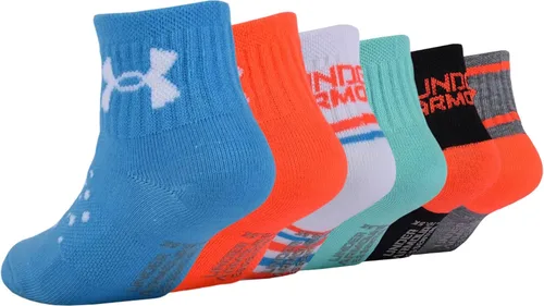 Vista 4 de Under Armour Paquete múltiple de calcetines estampados para niños