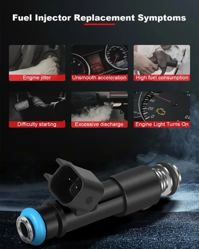 Vista 5 de 4 inyectores de combustible de gran rendimiento 12582219 832-11191 compatibles con 2005-2010 para cobalto 2puertas Coupé 2.2L 2007-2010 para G5