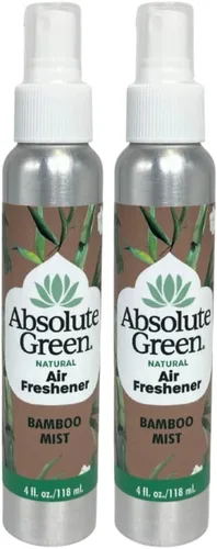 Vista 15 de Absolute Green Ambientador en aerosol, no tóxico, cubre olores, seguro para niños y mascotas, aroma natural de niebla de bambú de 4 onzas