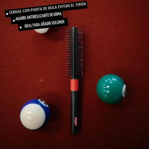 Vista 2 de Cepillo de pelo tupé Uppercut Deluxe con bolas pequeñas para hombre, Negro