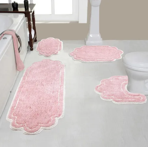 Vista 19 de Home Weavers - Tapete de baño 100% algodón copetudo, supersuave y absorbente, lavable a máquina y apto para secadora lino