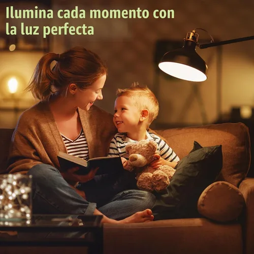 Vista 4 de Winkcao CFL Bombillas GU24 Base T3 Espiral 23W 2700K Blanco Cálido