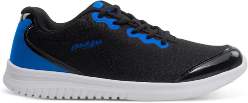 Vista 2 de KR Strikeforce Glitz - Zapatillas de boliche atléticas para mujer, para diestros o zurdos Negro/Azul