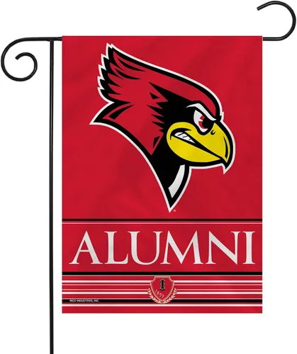 Vista 73 de Rico Industries NCAA Alumni - Bandera de jardín de doble cara de 13 x 18 pulgadas