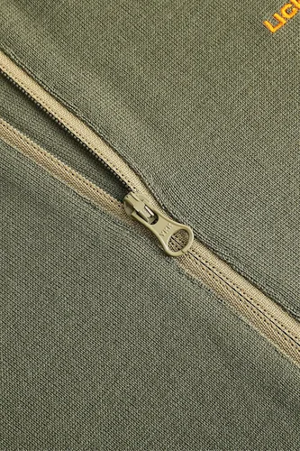 Vista 5 de Lichenland Camisas de camuflaje para hombre, 100% lana merina, capa base de caza