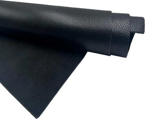 Vista 17 de Muse Craft Impecable 11.5''X12'' 5-6oz Cuero para herramientas negro terminado de cuero de vaca de grano completo Importado Grado A 1.8-2.1mm Cuero