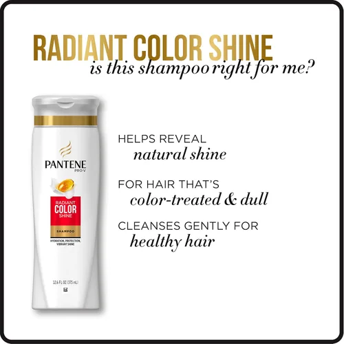 Vista 7 de Pantene Champú Pro-V Radiant Color Shine, 30.4 fl oz (el embalaje puede variar)