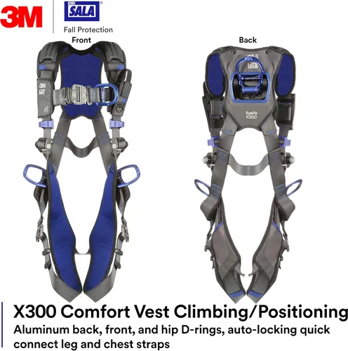 Vista 2 de 3M DBI-SALA ExoFit X300 Comfort Vest Climbing Positioning Safety Harness
