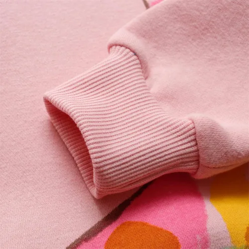 Vista 4 de Sudaderas para niñas pequeñas, cuello redondo, sin botones, de manga larga, para invierno, casual, ropa 2T-7T, Dinosaurio