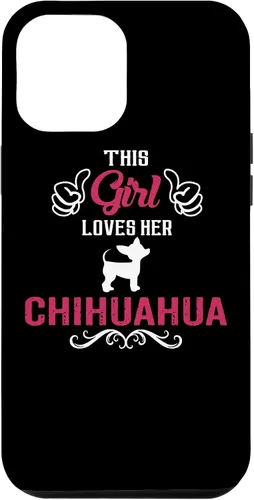 Vista 6 de Funda para iPhone 15 This Girl Loves Her Chihuahua Dog Mom