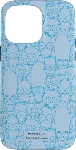 Vista 21 de Funda con estampado de personajes de The Simpsons Springfield para iPhone 16