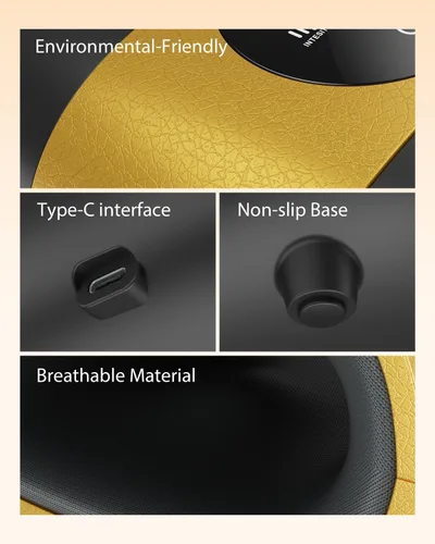 Vista 7 de CINCOM Masajeador de Manos Mejorado, Masajeador de Manos Inalámbrico con Calor y Compresión para Artritis, Túnel Carpiano y Articulaciones Rígidas