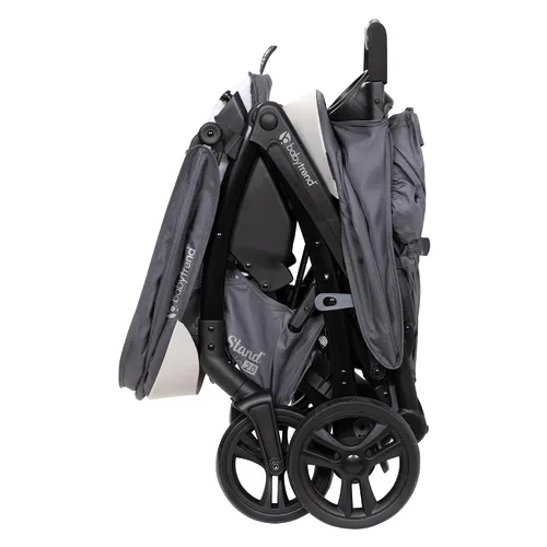 Vista 8 de Baby Trend Sit N' Stand Cochecito doble tándem con 2 asientos de coche para bebé EZ-Lift Plus, Magnolia