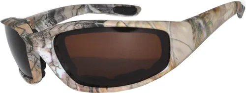 Vista 21 de OWL Gafas de espuma acolchadas para motocicleta, lente transparente con espejo ahumado