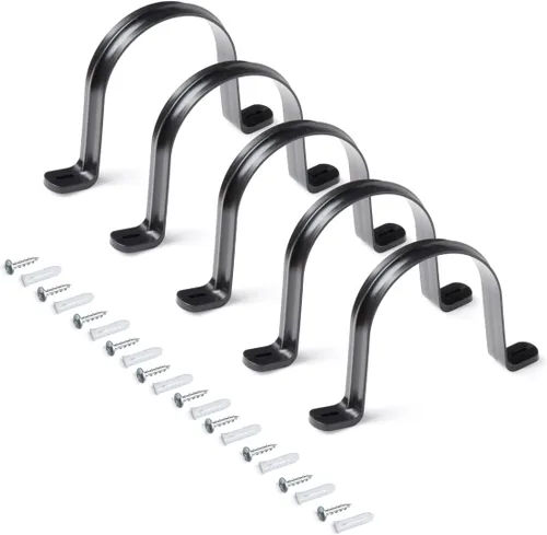 Vista 8 de POWERTEC 70319 Perchas para manguera de recolección de polvo de 2-1/2", tuberías y accesorios de recolección de polvo con tornillos de montaje