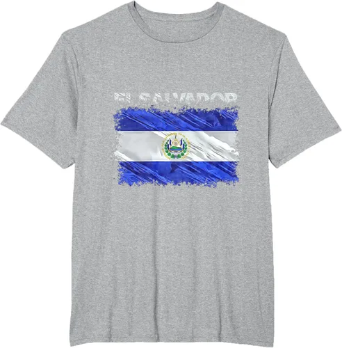 Vista 41 de Camiseta El Salvador, Negro