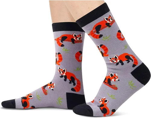 Vista 2 de Happypop - Calcetines para mujer, diseño de animales, regalo para amantes de animales