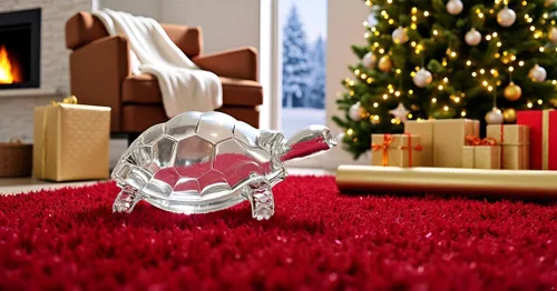 Vista 5 de Lightahead - Tortuga de cristal Feng Shui para una buena salud (grande) Balance, harmonize protect & energise the environment around with Vastu