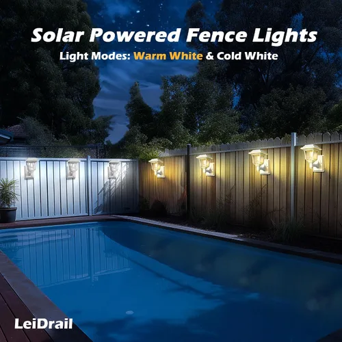 Vista 6 de Farol solar de pared, 2 modos de luces solares para valla con bombilla Edison, accesorios para casa de juegos al aire libre, impermeable, luz LED