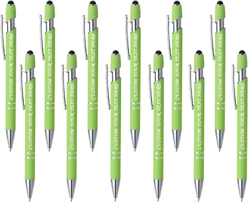 Vista 11 de VectWaby - Bolígrafos personalizados a granel, bolígrafo grabado con nombre, logotipo, lápiz capacitivo para pantallas táctiles, a granel