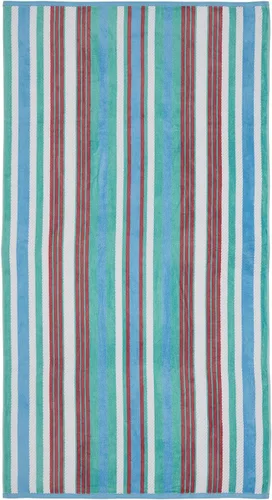 Vista 13 de Superior Toalla de playa de gran tamaño con textura de rayas, 100% algodón, suave, afelpada y altamente absorbente (juego de 2)