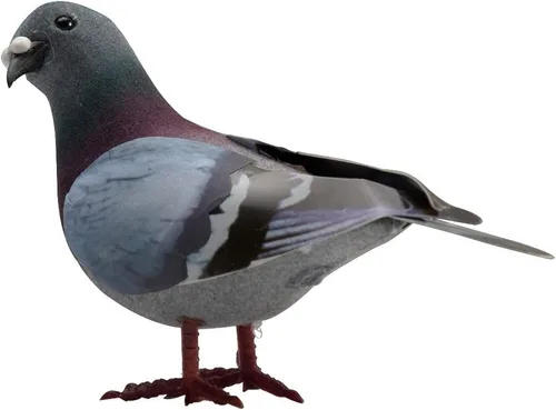 Vista 6 de Modelo de paloma de espuma artificial, figura de pájaro realista