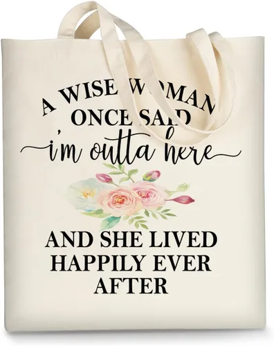 Vista 9 de AUSVKAI Bolsa de lona estética para mujer, lindas bolsas de algodón reutilizables de tela para ir de compras, playa, regalos de moda