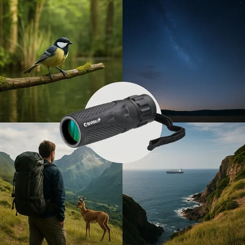 Vista 2 de Barska Blackhawk monocular impermeable