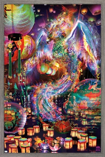 Vista 10 de Trends International Jumbie - Póster de pared de Phoenix, 14.72 x 22.37 pulgadas, versión enmarcada plateada Versión con marco plateado