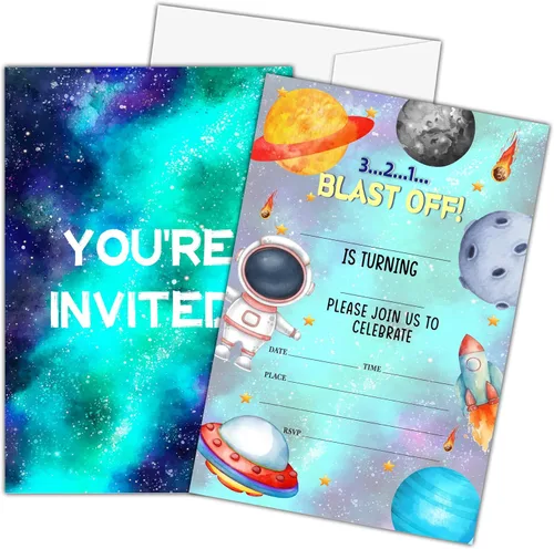 Vista 14 de Invitaciones de primer cumpleaños de flores silvestres con sobres, 20 unidades, Our Little Wildflower Is Turning One Birthday Party Invitations for
