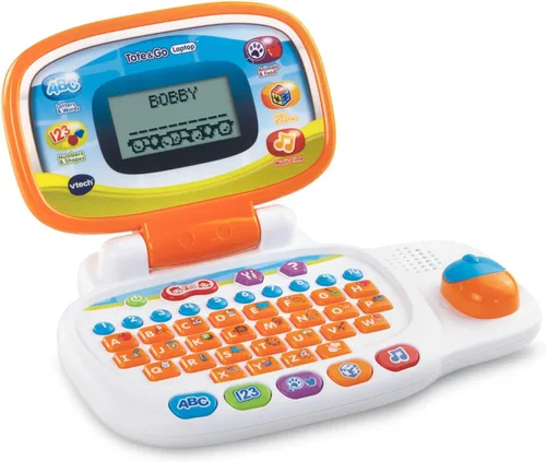 Vista 3 de VTech bolsa and Go Laptop, Anaranjado