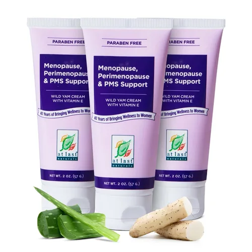 Vista 9 de At Last Naturals Wild Yam Cream Balance Hormonal para Mujeres Menopausia Alivio del PMS con vitamina E Ayuda a suavizar la piel seca a reducir