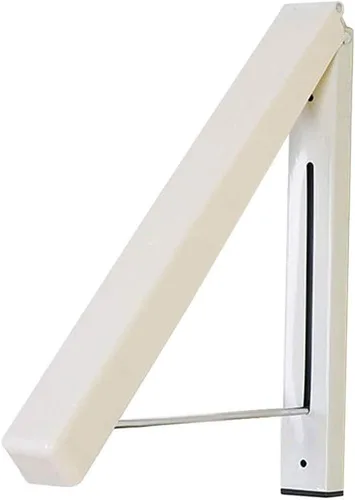 Vista 9 de Estante de secado de ropa, estantes para secar ropa, organización de almacenamiento de armario, colgador de ropa retráctil montado en la pared