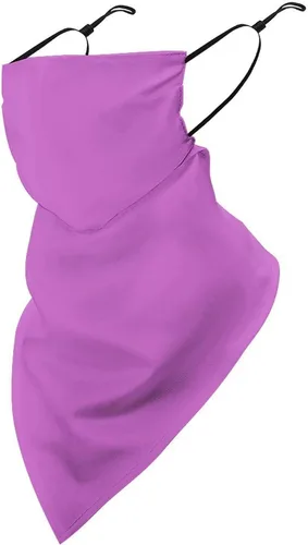 Vista 21 de Bufanda triangular reutilizable con cinta elástica para las orejas, protección solar UV
