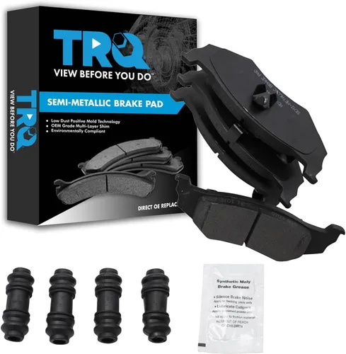 Vista 160 de TRQ Pastillas de freno delanteras semi metálicas compatibles con Ford Expedition 2018-2021 F-150 2018-2020 Lincoln Navigator 2018-2022