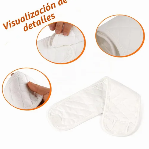 Vista 3 de Liitrton 10 PCS White Cotton Baby Belly Button Band for 0-12 Months 10 piezas: Blanco Clásico