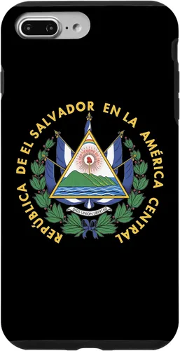 Vista 12 de Funda para iPhone 13 Pro Max con emblema nacional de escudo de armas de El Salvador
