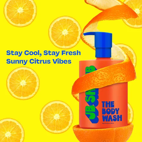 Vista 7 de JB SKRUB - El gel de baño para niños, preadolescentes y adolescentes con acción espumosa y aroma cítrico natural - Gel de baño para niños sin