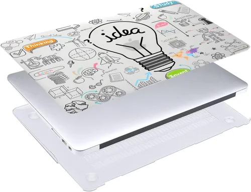 Vista 4 de Funda rígida compatible con MacBook Pro de 13 pulgadas 2012 2011 2010 2009 2008 versión A1278 con CD-ROM, funda rígida de plástico para portátil