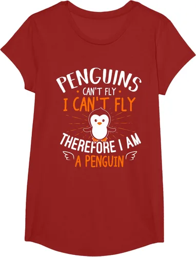 Vista 53 de Penguins Can't Fly Shirt - Camiseta de regalo para amantes de los pingüinos, Azul Azul Marino