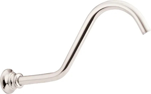 Vista 10 de Moen Waterhill S113BG - Brazo de ducha curvado de repuesto de 14 pulgadas, color dorado cepillado