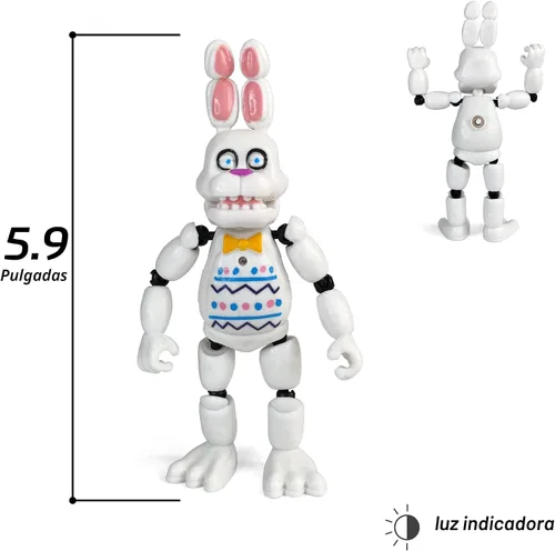 Vista 4 de Toysvill Inspirado en Five Nights at Freddys Colección Chocolate Figuras de acción de Freddy's (FNAF) Juego de 6 piezas