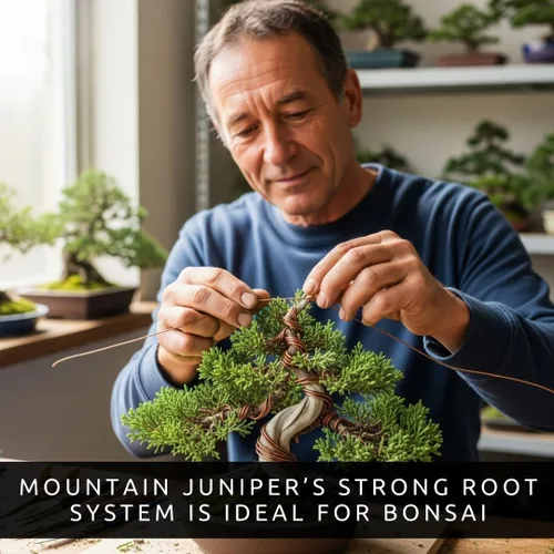 Vista 5 de 30 semillas de árbol bonsái de enebro de montaña para cultivar - Los enebros muy apreciados son los bonsáis más valiosos para los coleccionistas